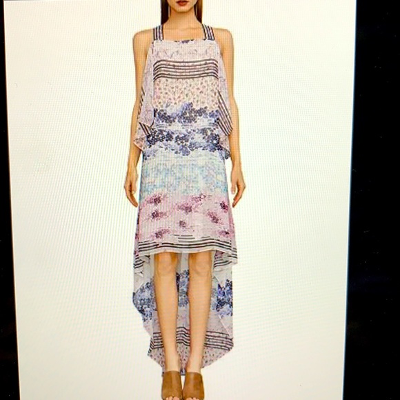 BCBGMaxAzria Dresses & Skirts - BCBG Max Azria Aaric Floral print High/Low Dress